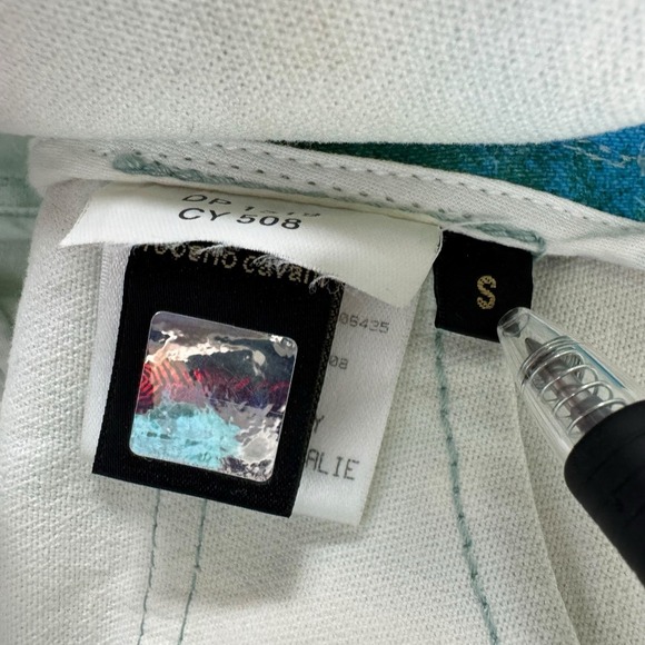 Vintage Y2K Roberto Cavalli Belted Psychedelic‎ Ombré Dot Mini Skirt Size S - Picture 5 of 9